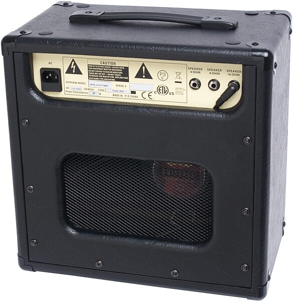 Epiphone Valve Junior Guitar Combo Amplifier (5 Watts, 1x8 in.), Back