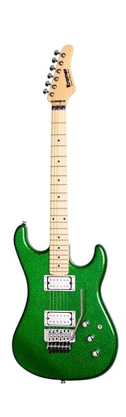 Kramer Limited Edition 2015 Pacer Vintage Electric Guitar with Floyd Rose, Emerald Green Metal
