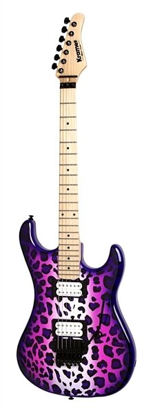 Kramer Satchel Pacer Electric Guitar, Vintage Purple Leopard