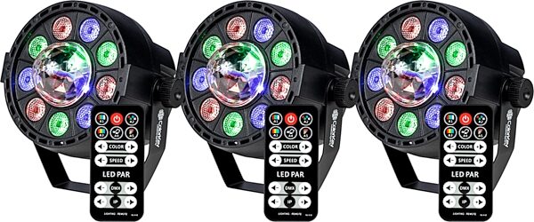 ColorKey PartyLight FX Light, 3-Pack, Action Position Back