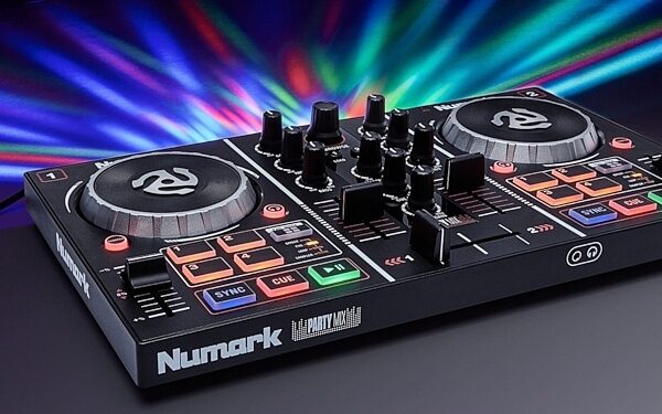 Numark Party Mix DJ Controller with Light Show, View 1