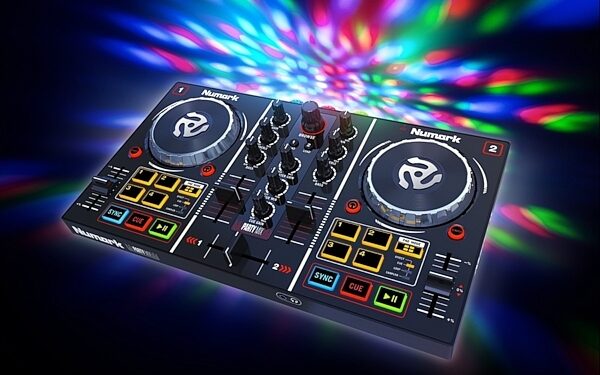 Numark Party Mix DJ Controller with Light Show, View 2