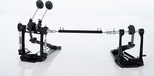 Pearl P532 Dual Chain Double Bass Drum Pedal, With Stagg Hi-Hat Drop Clutch, Action Position Back