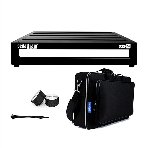 Pedaltrain XD-18 Pedalboard, With Deluxe Soft Case, Action Position Back