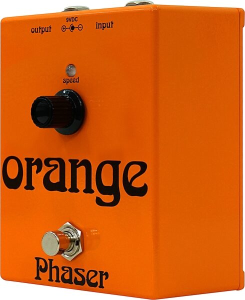 Orange Vintage Series Phaser Pedal, New, Action Position Back