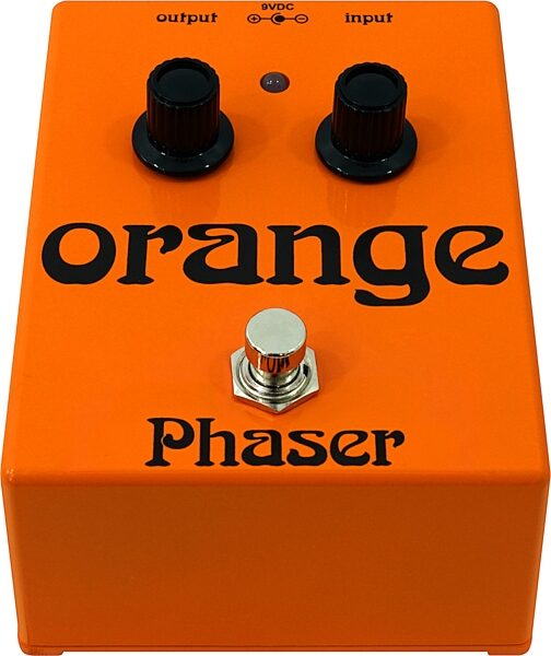 Orange Vintage Series Phaser Pedal, New, Action Position Back