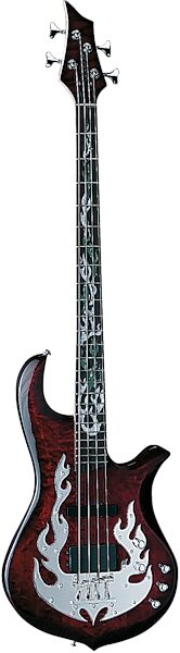 Traben Phoenix Electric Bass Guitar, Blood Red