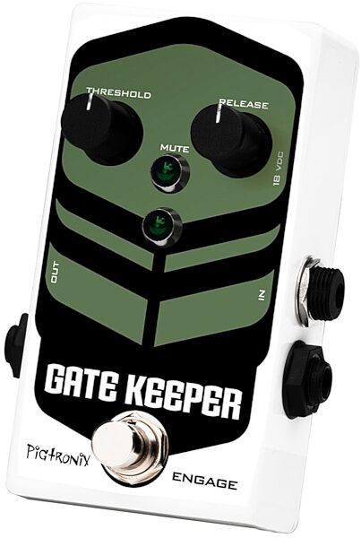 Pigtronix Gatekeeper Noise Gate Pedal, Angle