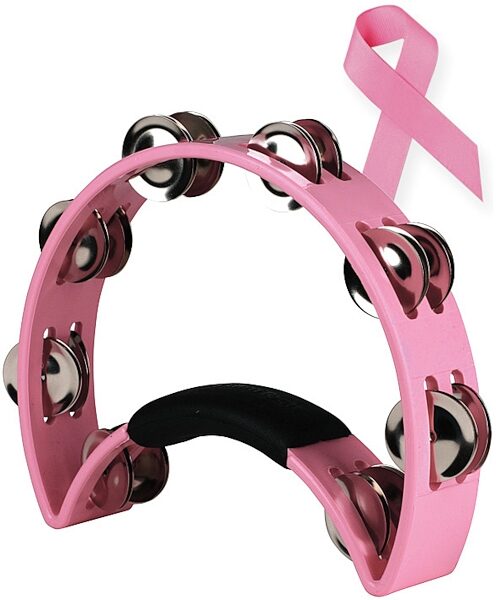 Rhythm Tech 1060 True Colors Tambourine Limited Edition for Breast Cancer Awareness, Main