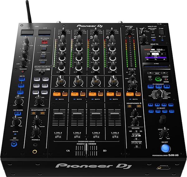 Pioneer DJ DJM-A9 DJ Mixer, New, Action Position Back