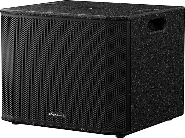 Pioneer DJ XPRS1152S Powered Subwoofer, Single Speaker, Angle
