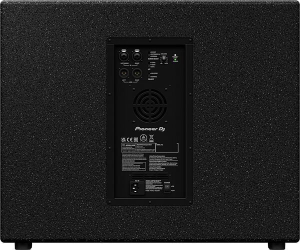 Pioneer DJ XPRS1182S Powered Subwoofer, New, Rear