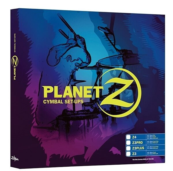 Zildjian Planet Z Z3 Pro Drum Cymbal Package, Main