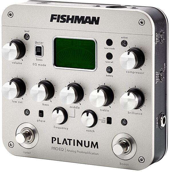 Fishman Platinum Pro EQ Analog Preamp Pedal, Warehouse Resealed, Left