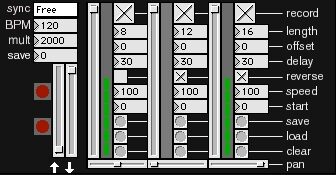 Cycling '74 Pluggo 3.1 VST MAS RTAS (Macintosh), Filter-Delay - PlugLoop