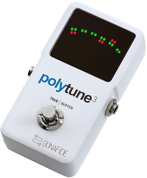 TC Electronic PolyTune 3 Polyphonic Tuner Pedal, Angle