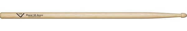 Vater Power Hickory Acorn Drumsticks, 5A, Wood Tip, Pair, Action Position Back