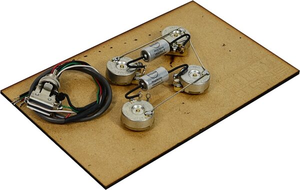 Mojotone Pre-Wired Les Paul Long Shaft Wiring Kit, New, Action Position Back