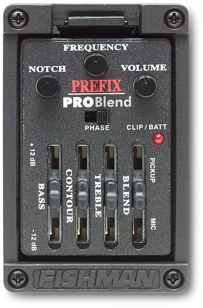 Fishman Prefix Pro Blend Pickup System Wide Format, New, Main