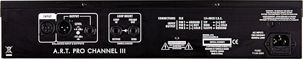 ART Pro Channel III Multi-Voice Channel Strip Microphone Preamp, New, Action Position Back