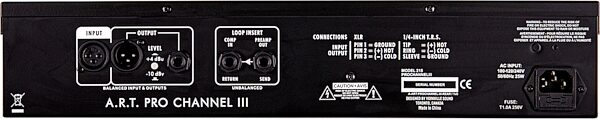 ART Pro Channel III Multi-Voice Channel Strip Microphone Preamp, New, Action Position Back