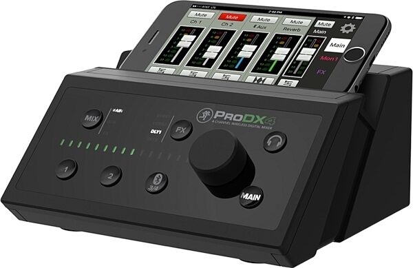 Mackie ProDX4 Wireless Digital Mixer, 4-Channel, Main