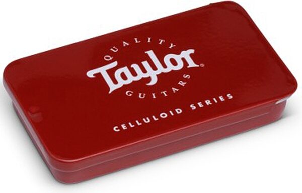 Taylor Celluloid Pick Tin, New, Action Position Back