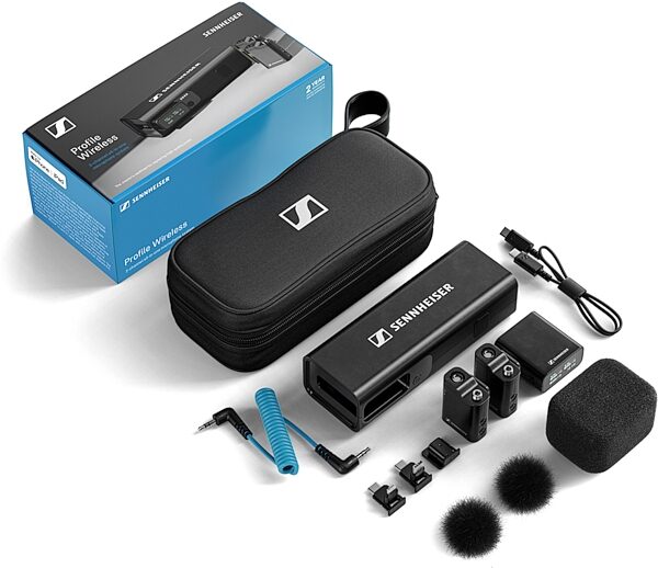 Sennheiser Profile Wireless 2-Channel Lavalier Microphone System, New, Action Position Back