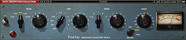 Waves Native JJP Software Plugin Bundle, PuigTec MEQ-5
