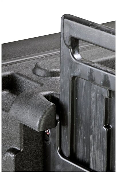 SKB Roto Shockmount 20" Deep Rack Case with Wheels, 12U, 3SKB-R12U20W, Alt