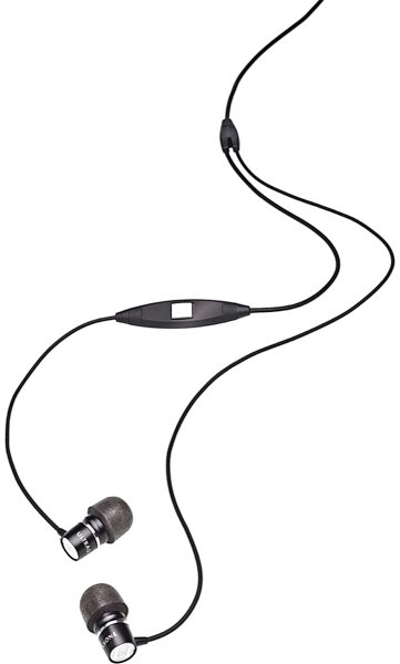 Ultrasone PYCO Aluminum High Performance In-Ear Headphones, Black Top