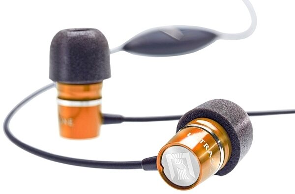 Ultrasone PYCO Aluminum High Performance In-Ear Headphones, Orange Side