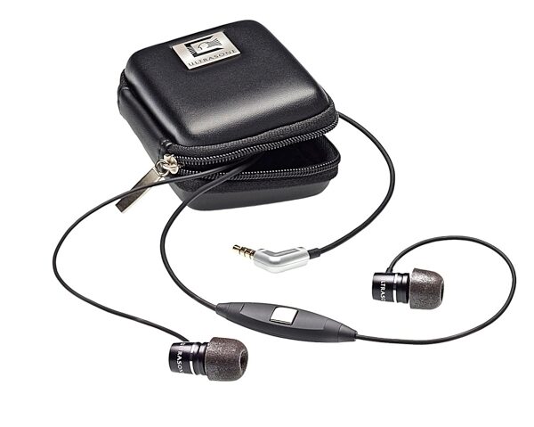 Ultrasone PYCO Aluminum High Performance In-Ear Headphones, Black Case
