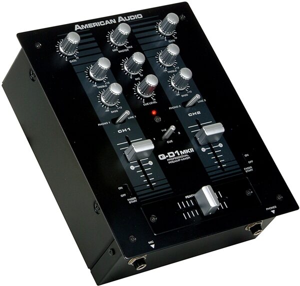 American Audio QD1 MKII Professional Preamp DJ Mixer, Main