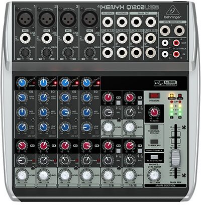 Behringer Q1202USB Mixer, Main