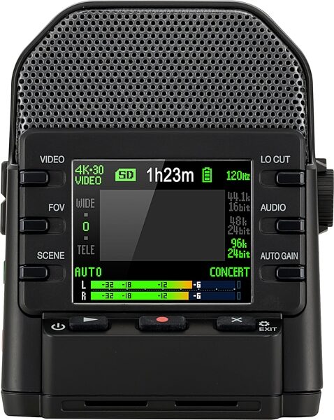 Zoom Q2n-4K Ultra HD Handy Video Recorder, Warehouse Resealed, Action Position Back