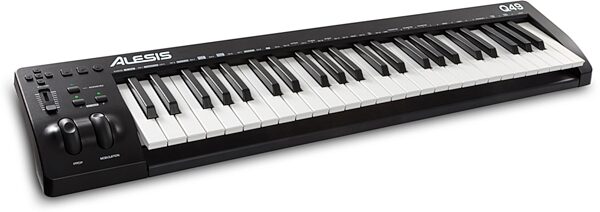 Alesis Q49 MKII USB MIDI Keyboard Controller, 49-Key, Action Position Back