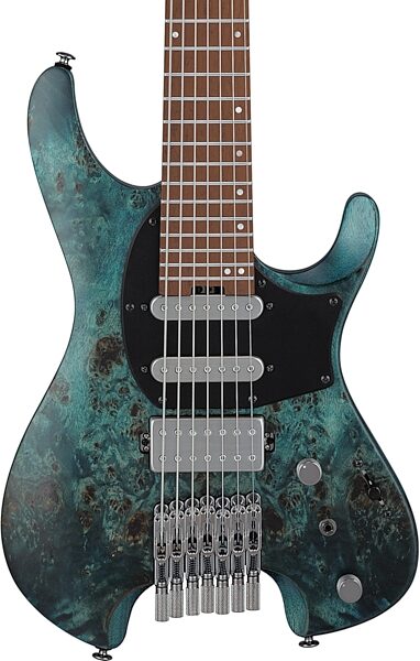 Ibanez Q547PB Q Series Electric Guitar, (with Gig Bag), Cosmic Blue, Action Position Back