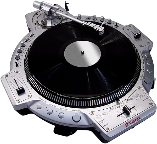 Vestax QFO Q-Bert Signature Direct-Drive Turntable with Built-In Mixer, Main