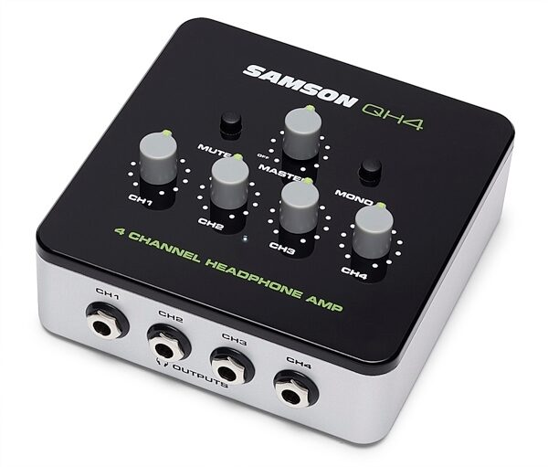 Samson QH4 Studio Headphone Amplifier, 4-Channel, New, View 3