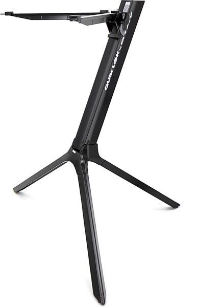 Quik Lok Stay Single-Tier Compact Keyboard Stand, New, Action Position Back
