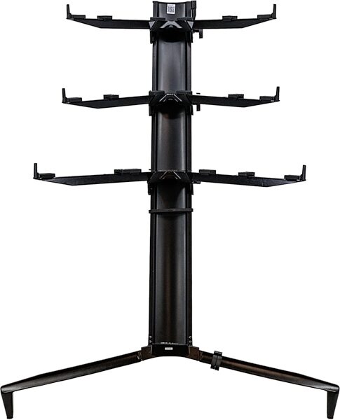Quik Lok by Stay Music Tower 3-Tier Keyboard Stand, Black, Action Position Back
