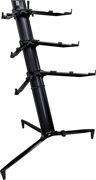 Quik Lok by Stay Music Tower 3-Tier Keyboard Stand, Black, Action Position Back