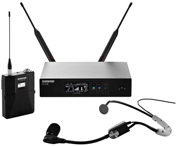 Shure QLXD14/SM35 Wireless System with SM35 Headworn Microphone, Band G50 (470 - 534 MHz), Main