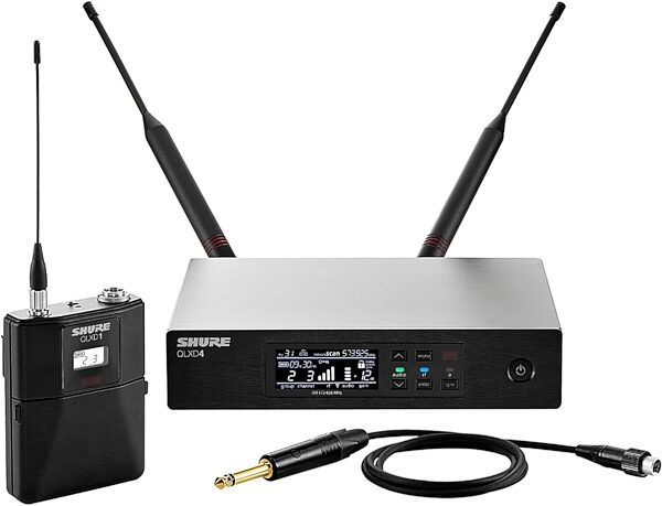 Shure QLXD14 Instrument Wireless System with QLXD1 Bodypack and QLXD4 Receiver, Main