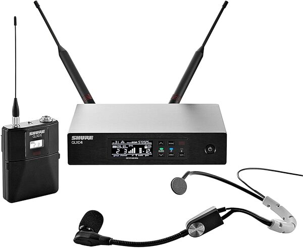 Shure QLXD14/SM35 Wireless System with SM35 Headworn Microphone, Band G50 (470 - 534 MHz), Main