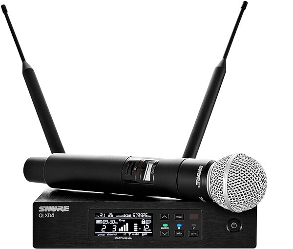 Shure QLXD24/SM58 Wireless System with SM58 Handheld Microphone Transmitter, Main