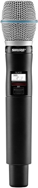 Shure QLXD24/B87A Wireless System with Beta 87a Handheld Microphone Transmitter, Band G50 (470 - 534 MHz), Mic