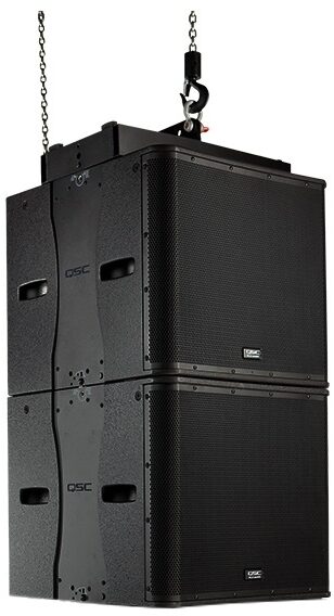 QSC KLA-AF12 Array Frame for KLA Speakers, Black, USED, Warehouse Resealed, With QSC KLA181 Subwoofers