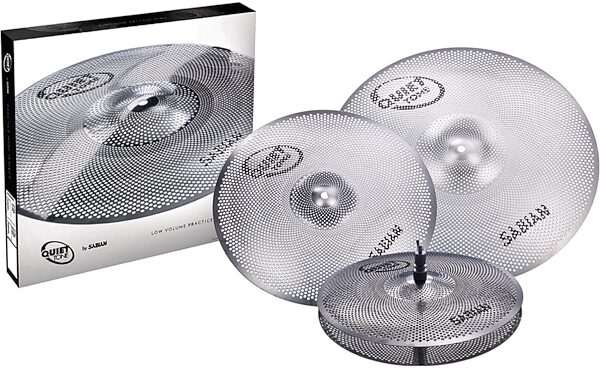 Sabian Quiet Tone QTPC503 Practice Cymbal Set, New, Main